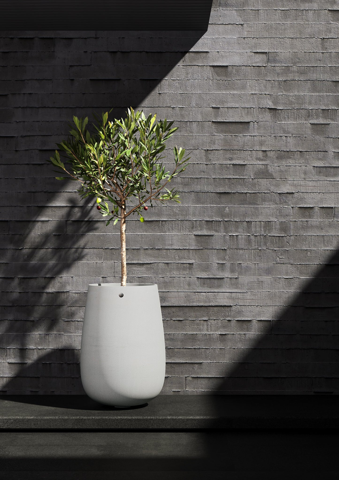 Kukkaruukku Mondo korkea 55cm hiekkakivi