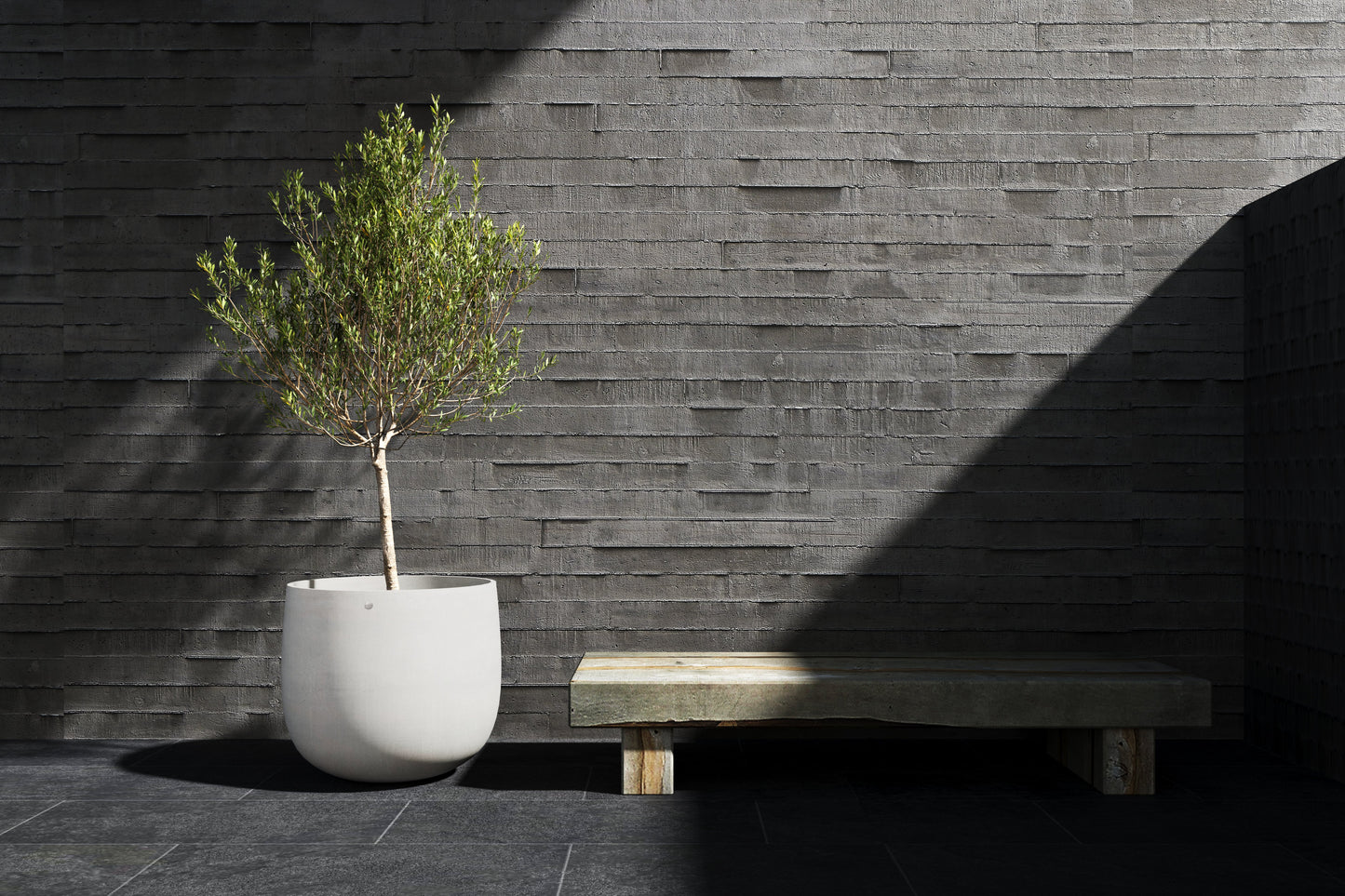 Kukkaruukku Mondo 66cm hiekkakivi