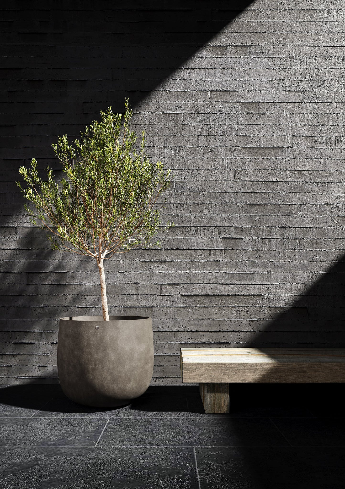 Kukkaruukku Mondo 66cm jokikivi