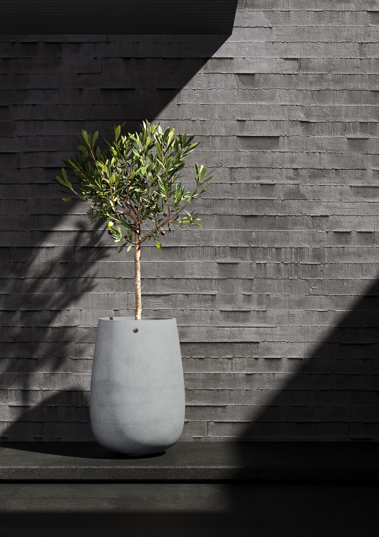 Kukkaruukku Mondo korkea 55cm betonikivi