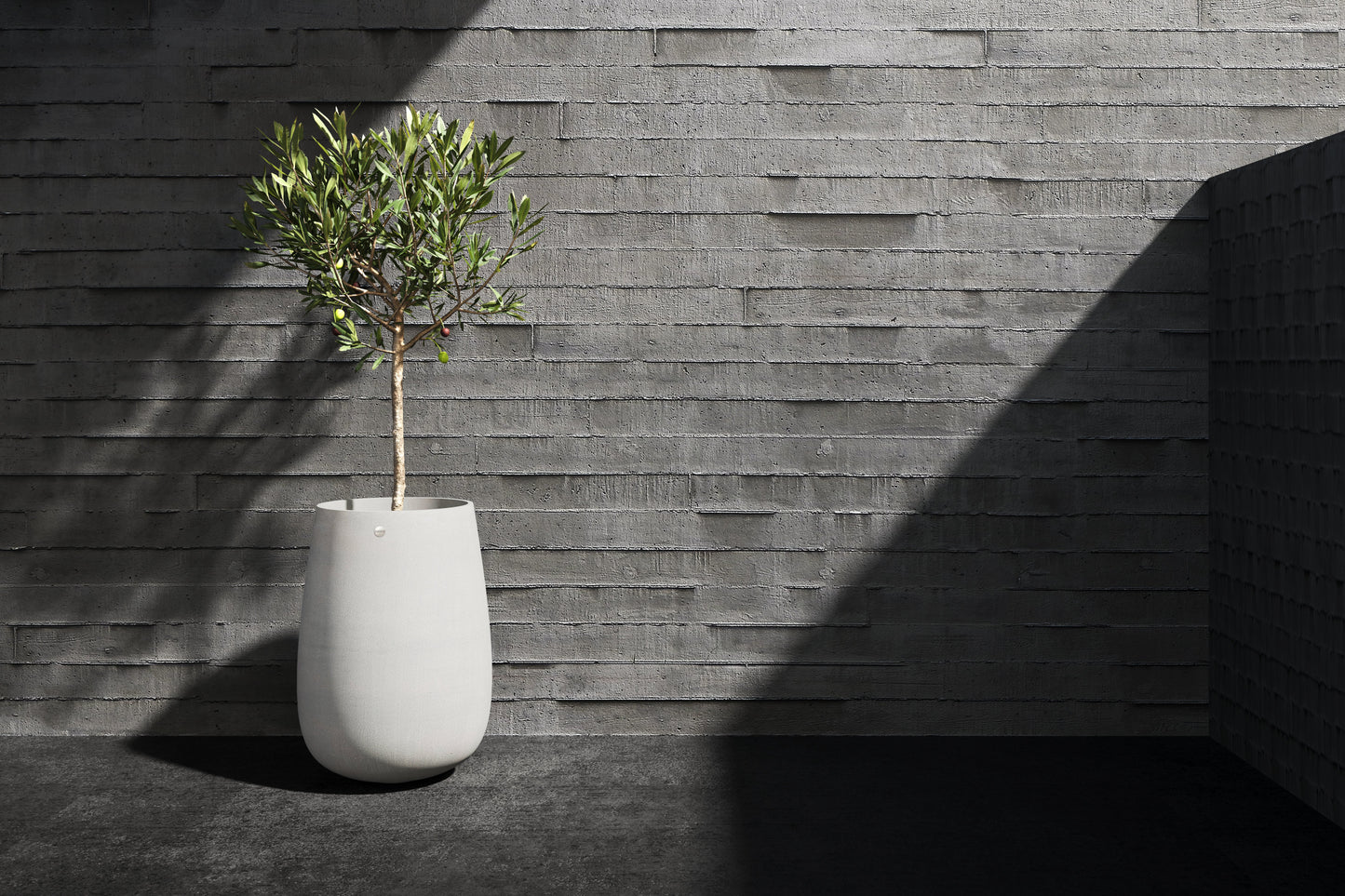 Kukkaruukku Mondo korkea 45cm hiekkakivi