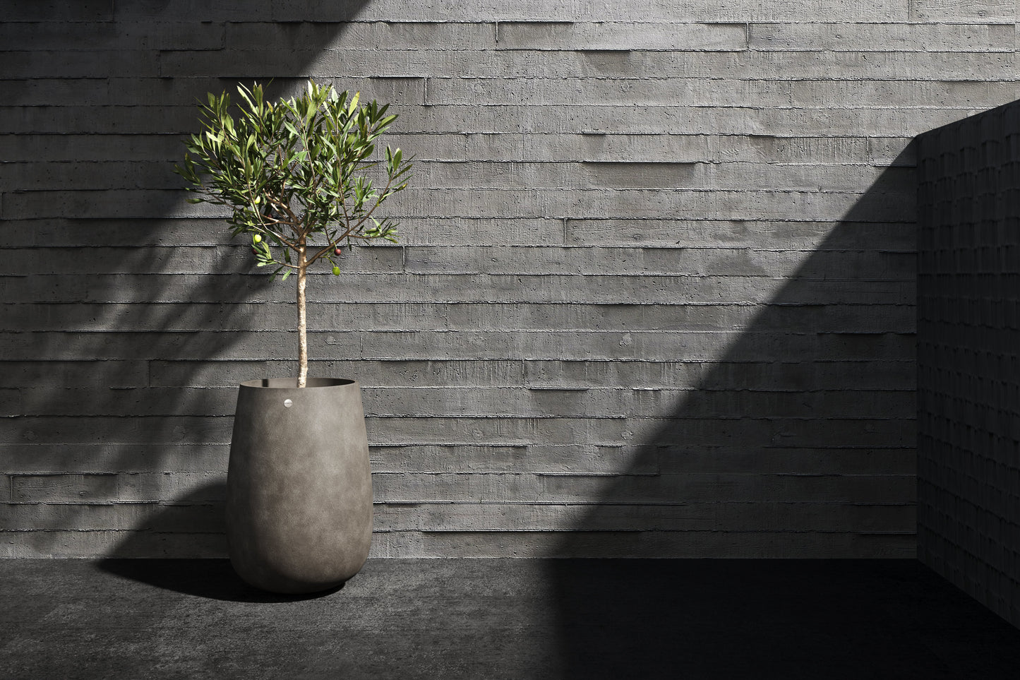 Kukkaruukku Mondo korkea 55cm jokikivi