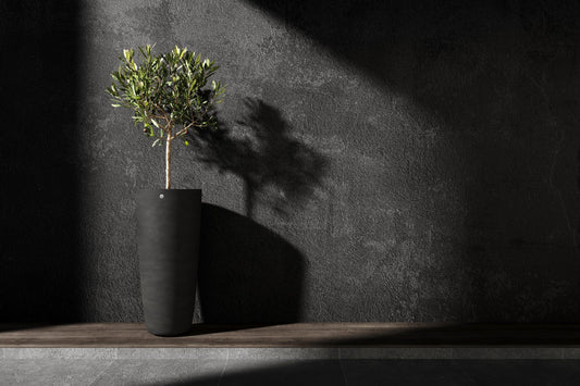 Kukkaruukku Lofto 37cm ruskea kivi