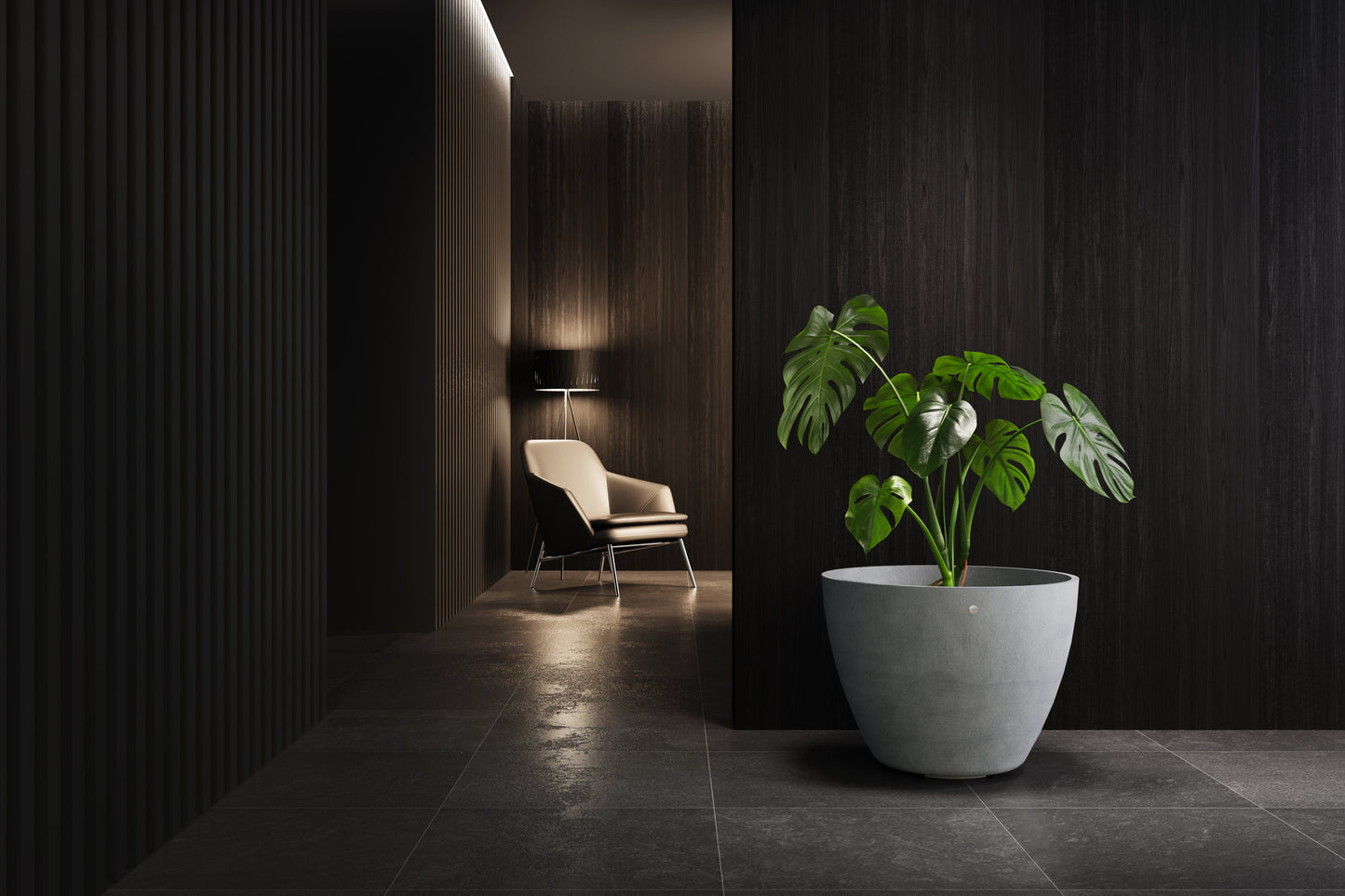 Kukkaruukku Lupo 82cm betonikivi