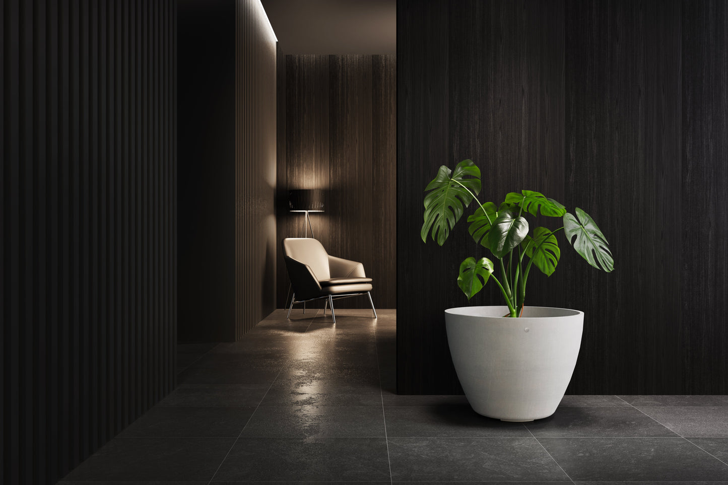 Kukkaruukku Lupo 62cm hiekkakivi