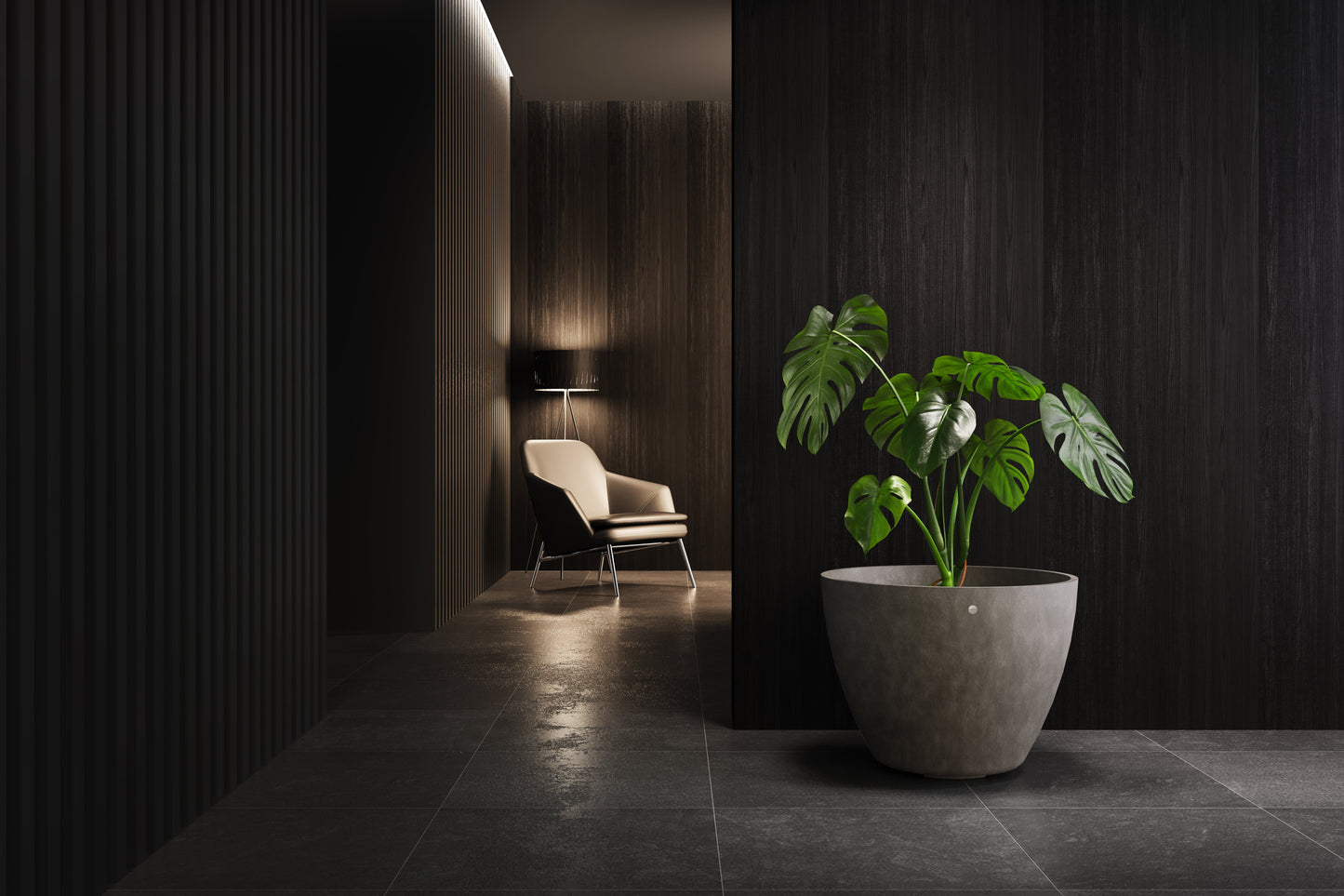 Kukkaruukku Lupo 82cm jokikivi