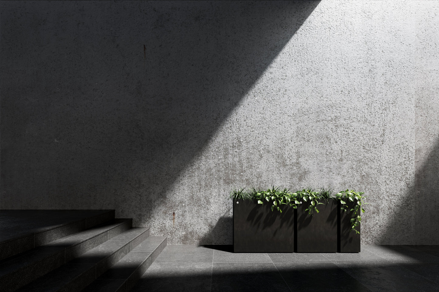 Kukkaruukku Reglo 60cm ruskea kivi