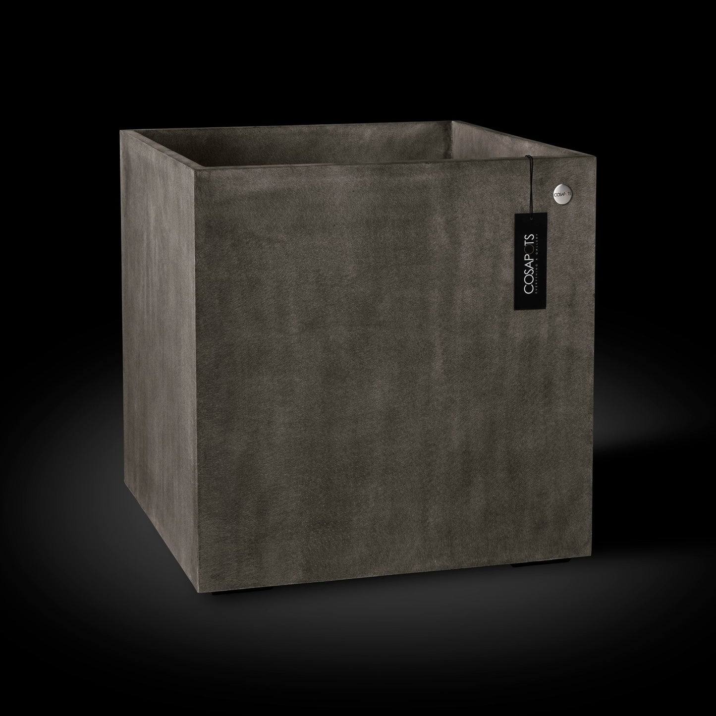 Kukkaruukku Reglito cube 50cm jokikivi